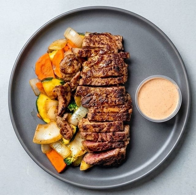 New York Steak Plate.